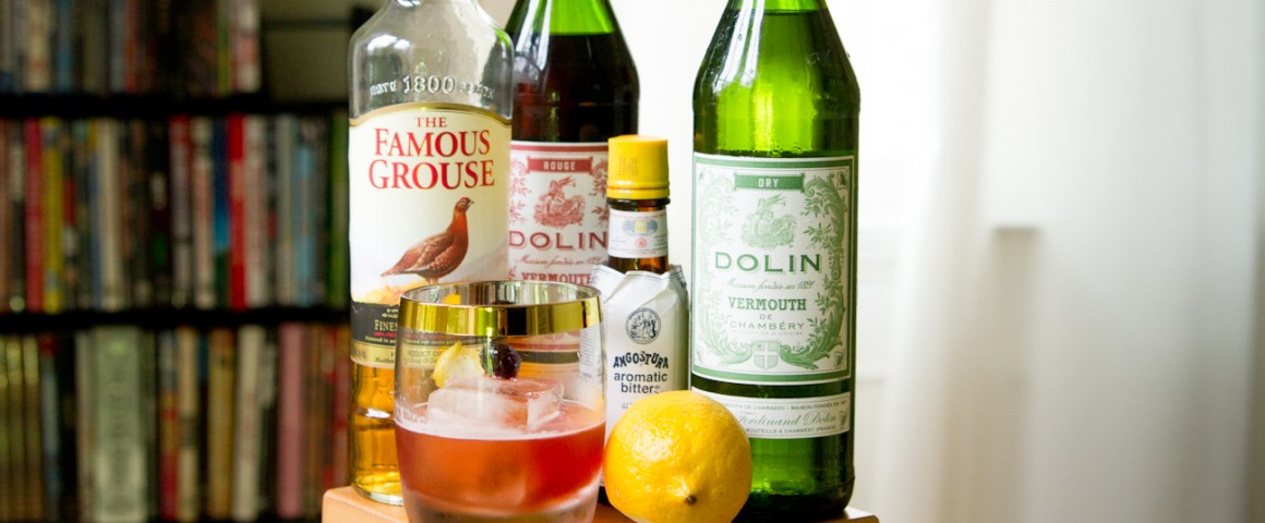 Affinity Cocktail Scotch Sweet Vermouth Dry Vermouth Angostura Bitters