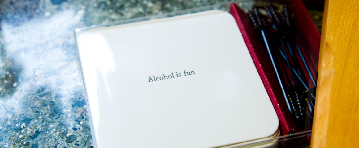 Alcohol is Fun - The Rituals Favorite Coasters