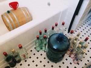 DIY Barrel-Aged Negroni -- Five gallons of Negroni ready for the barrel