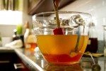 DIY Forbidden Fruit Liqueur -- Sweetening